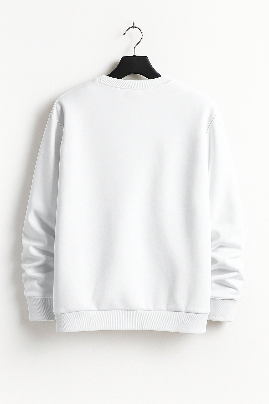 Unisex New York Skyline Sweatshirt – White Cityscape Pullover with Urban Sketch Design