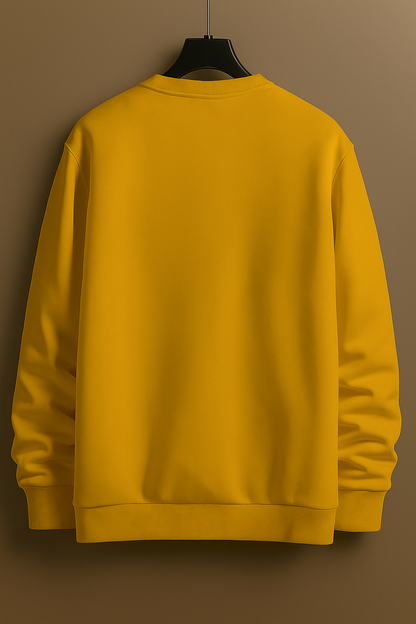 “I Am Not Lazy” Streetwear Graphic Sweatshirt – Bold Urban Attitude Pullover | Unisex Yellow Oversized Sweater