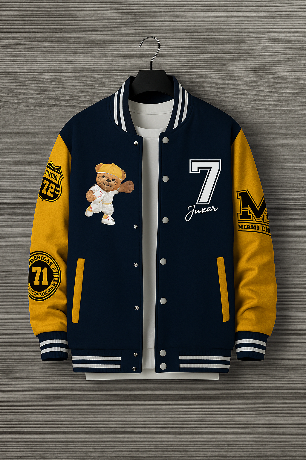 Neon Gradient Scratch-Pattern Bomber Jacket – Vibrant Abstract Streetwear Unisex Zip-Up